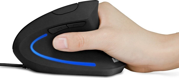 Anker vertikale ergonomische Maus, schwarz, USB
