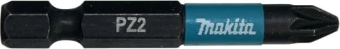 Makita Impact Black Pozidriv Bit 1/4", PZ2x50mm, 2 Stück