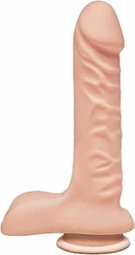 Doc Johnson The D Super D Ultraskyn 8" with Balls vanilla