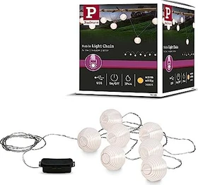 Paulmann Lampion Lichterkette LED 7x warmweiß