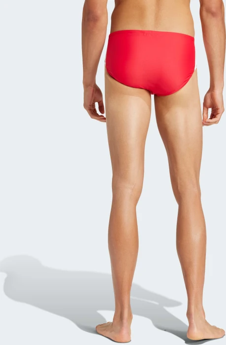 adidas 3-Streifen Badehose pure ruby/white (Herren)