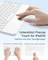 Inateck Ultraleicht Tastatur für iPad Air 6/iPad Air 5/iPad Pro 11", weiß, DE Vorschaubild