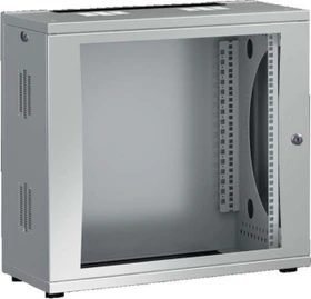 Rittal FlatBox Serverschrank 12HE, Sicherheitsglastür, 400mm tief