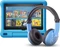 Amazon Fire HD 8 KFONWI 2020, ohne Werbung, blau, 32GB, Kids Edition, inkl. BuddyPhones PlayTime Headset Vorschaubild