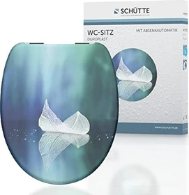 Schütte Duroplast WC-Sitz mit Absenkautomatik fallen leaf