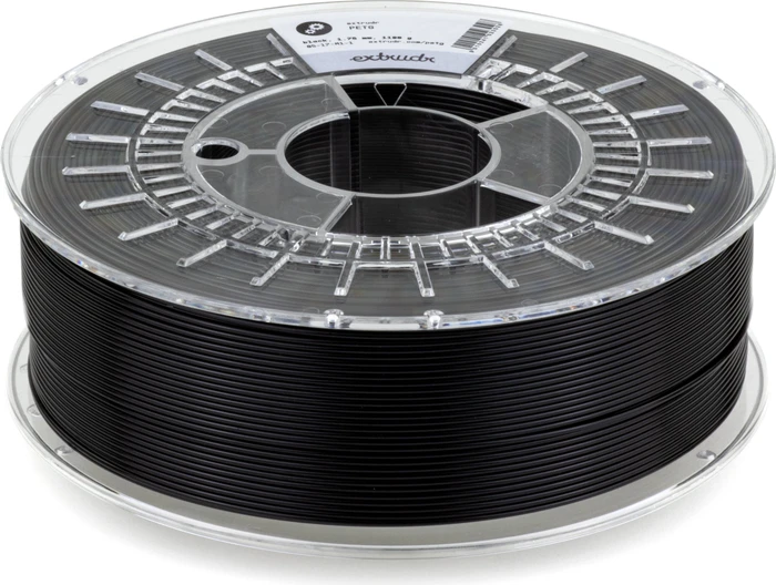 Extrudr PETG, schwarz, Spule, 1.75mm, 10.00kg