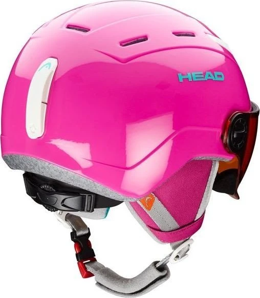 Head Maja Visor Helm pink (Junior) – Bild 2 von 2