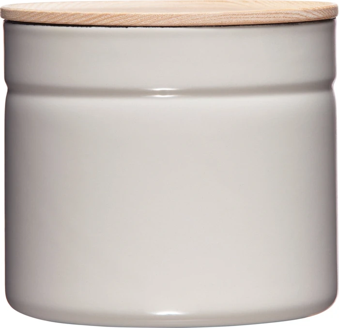 Riess Vorratsdose mit Eschenholzdeckel 1.49l grey