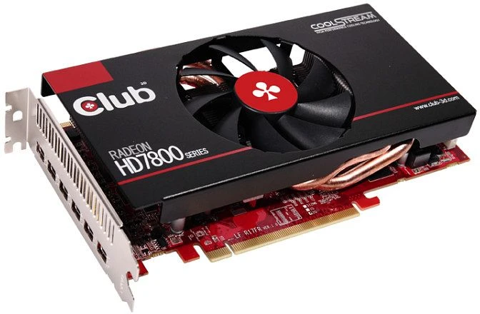 Club 3D Radeon HD 7870 GHz Edition Eyefinity 6, 2GB GDDR5, 6x mDP