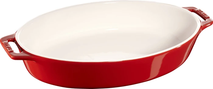 Zwilling Staub Ceramique Auflaufform oval 35.5x21.4cm kirschrot