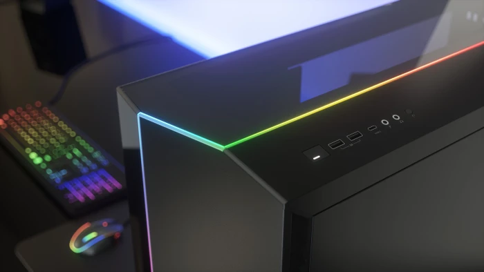 Fractal Design Vector RS Blackout Dark TG, Glasfenster