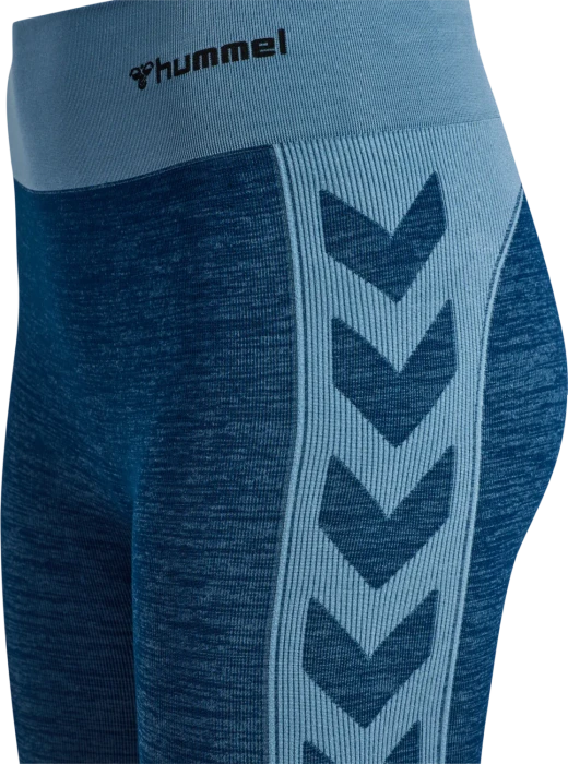 hummel CLEA Seamless Tight Hose lang navy peony/faded denim (Damen)