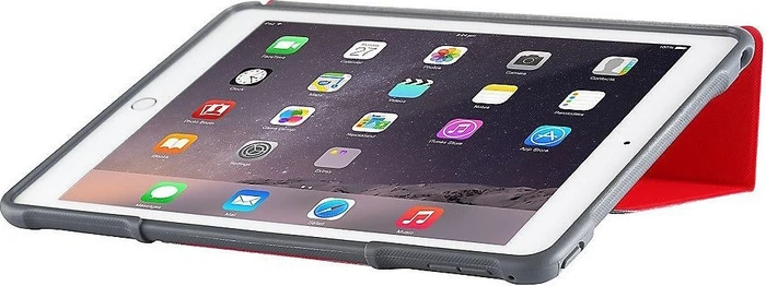 STM Dux rot/transparent, iPad Air 2