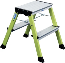 Krause Monto Rolly grün 2-tlg. Trittleiter, 2x 2 Stufen