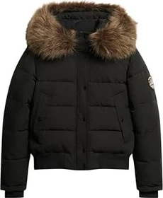 Superdry Everest Hooded Bomber Jacke schwarz (Damen)