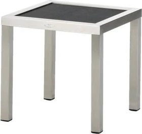 Diamond Garden Madeira Beistelltisch 45x45cm schwarz