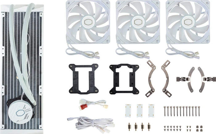 Cooler Master MasterLiquid 360L Core ARGB WHITE, weiß