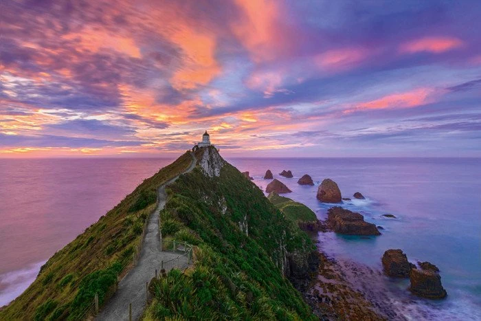 Schmidt Spiele Nugget Point Lighthouse The Catlins South Island New Zealand