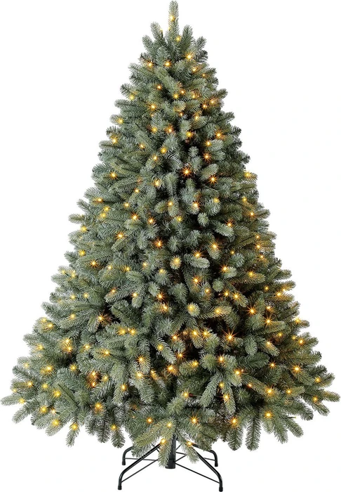 Evergreen Künstlicher Weihnachtsbaum Fichte Vermont, 180cm, inkl. LED-Beleuchtung