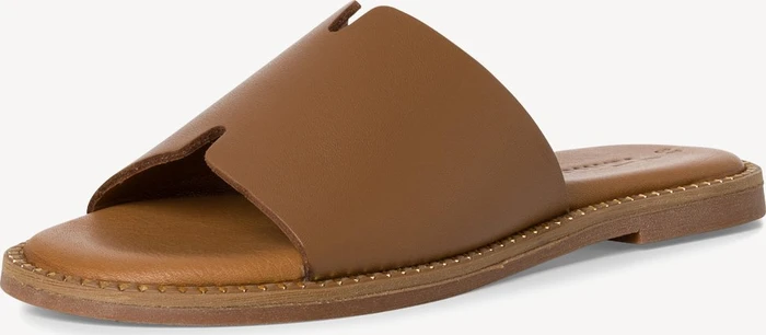 Tamaris Lederpantolette braun (Damen)