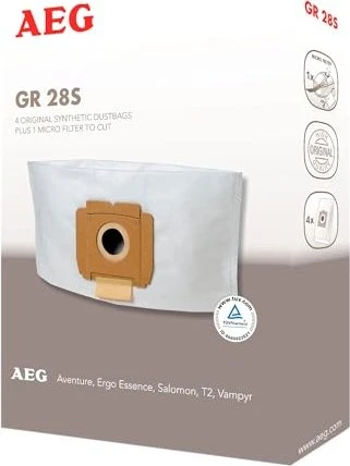 Filterbeutel AEG Gr.28s Electrolux 900256542/3 4 Stk Image