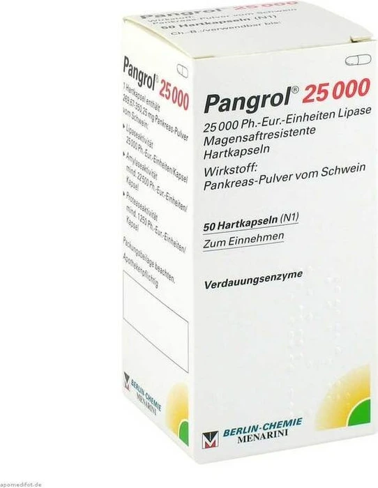 Pangrol 25000 Hartkapseln, 50 Stück
