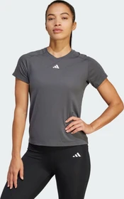 adidas Aeroready Train Essentials Minimal Branding Funktionsshirt kurzarm grey six (Damen)