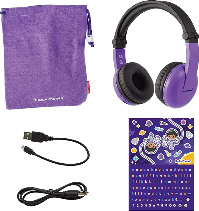 Amazon Fire HD 8 KFONWI 2020, ohne Werbung, violett, 32GB, Kids Edition, inkl. BuddyPhones PlayTime Headset und Displayschutzfolie