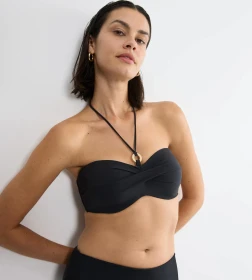 Triumph Summer Twist mit abnehmbaren Trägern Bikini-Oberteil schwarz (Damen)