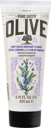 Korres Pure Greek Olive Rosemary Flower Körpercreme, 200ml