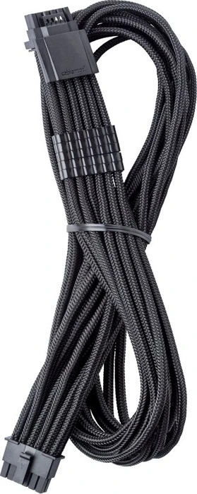 CableMod Universal Pro ModMesh, 12V-2x6 Kabel, StealthSense, natives 12V-2x6 Kabel, 1x 16-Pin PCIe 5.1 Stecker auf 16-Pin PCIe 5.1 Stecker, schwarz, 60cm