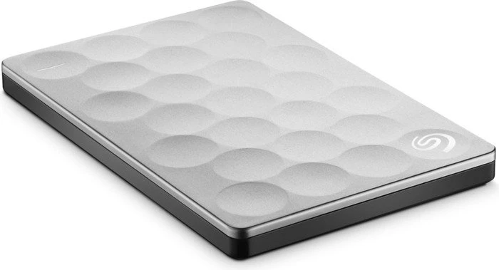 Seagate Backup Plus Ultra Slim Platinum, silber, 2TB, USB 3.0 Micro-B