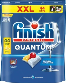 Finish Powerball Quantum All in 1 Citrus Geschirrspültabs, 44 Stück