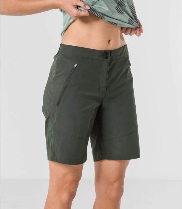 Löffler Brioni-B CSL Shorts Fahrradhose kurz olive (Damen)