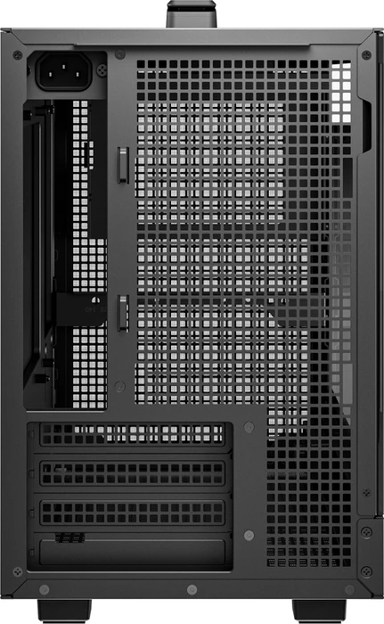DeepCool CH160 Plus, schwarz, Glasfenster