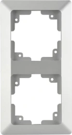 uniTEC LE MANS Serie 603 Abdeckrahmen 2-fach, silber
