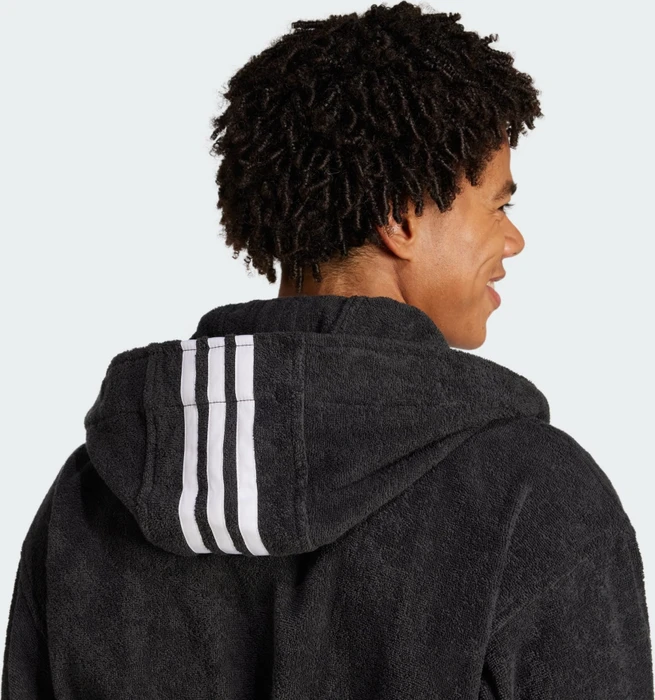 adidas Hooded Bademantel schwarz