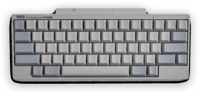 Happy Hacking Keyboard Professional Hybrid, ohne Tastenbeschriftung, weiß, USB/Bluetooth, US