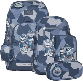 Beckmann Active Air FLX Tiger Race Schulrucksack-Set, 6-tlg.