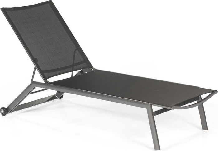 Sonnenpartner Sonoa Gartenliege anthrazit/schwarz (80062604)
