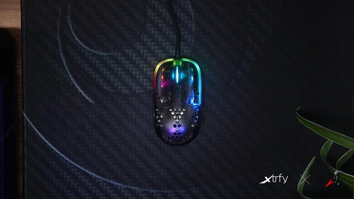 Xtrfy MZ1 "Zy's Rail" schwarz, USB