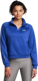 Under Armour Fleece Pro Zip Sweatshirt tech blue/white (Damen)
