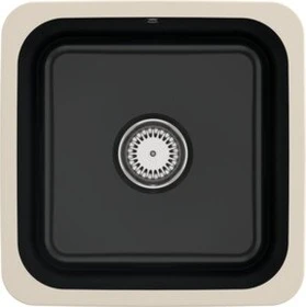 Villeroy & Boch Cisterna 50 Unterbau Becken mittig pure black