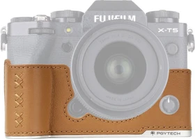 Pgytech Leder Camera Case für Fujifilm X-T5 braun