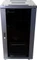 Extralink 19" Rackschrank 27HE, freistehend, Flatpack, Glastür, IP20, schwarz, 1320mm tief Vorschaubild