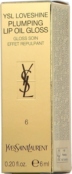Yves Saint Laurent Loveshine Plumping Lip Oil Gloss 6 espresso stardust, 6ml