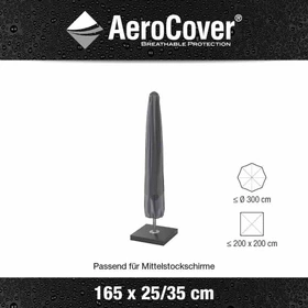 AeroCover Schutzhülle für Mittelmastsschirme 350x1650mm