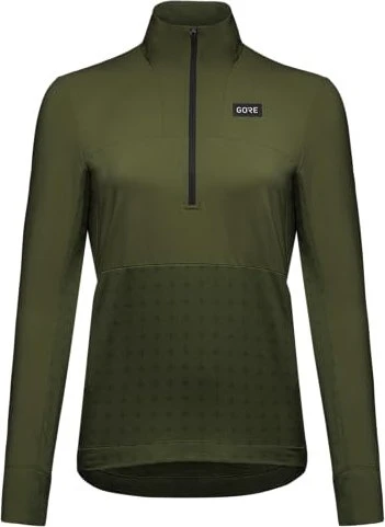 Gore Wear TRAILKPR Hybrid 1/2 Zip Trikot langarm utility green (Damen)