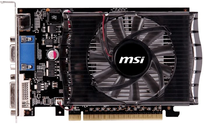 MSI GeForce GT 630, N630GT-MD1GD3, 1GB DDR3, VGA, DVI, HDMI
