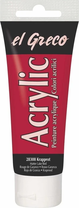 Kreul el Greco Acrylic Ink Acrylfarbe, krapprot, 75ml (28308)